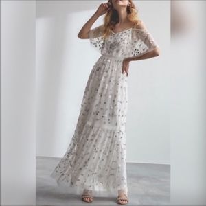 BHLDN Faye Dress by Adrianna Papell White Bridal